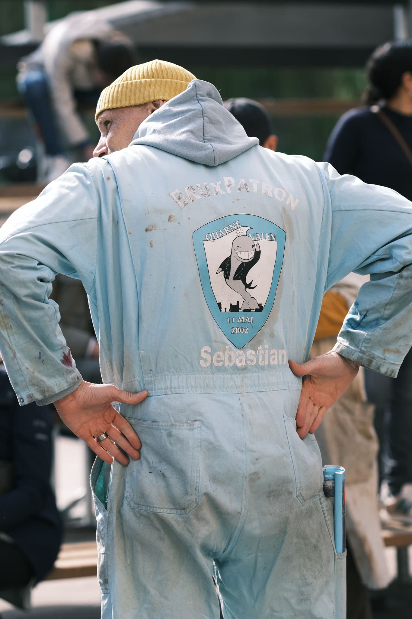 Sebastian watching Quarnevalen 2026 parade